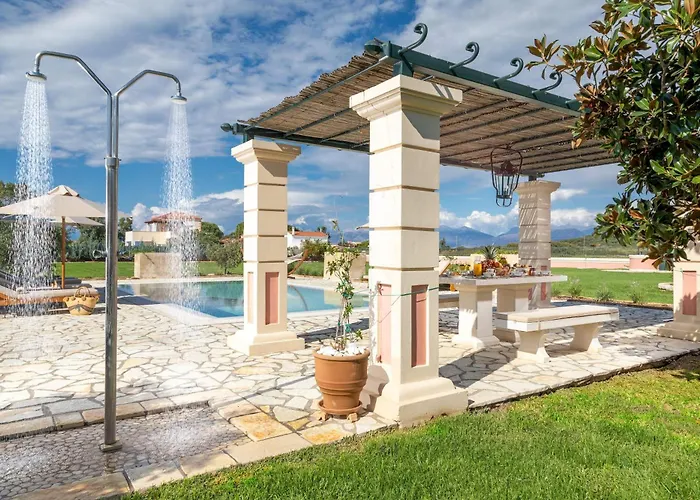 Rose Corfu Villa Almiros strand